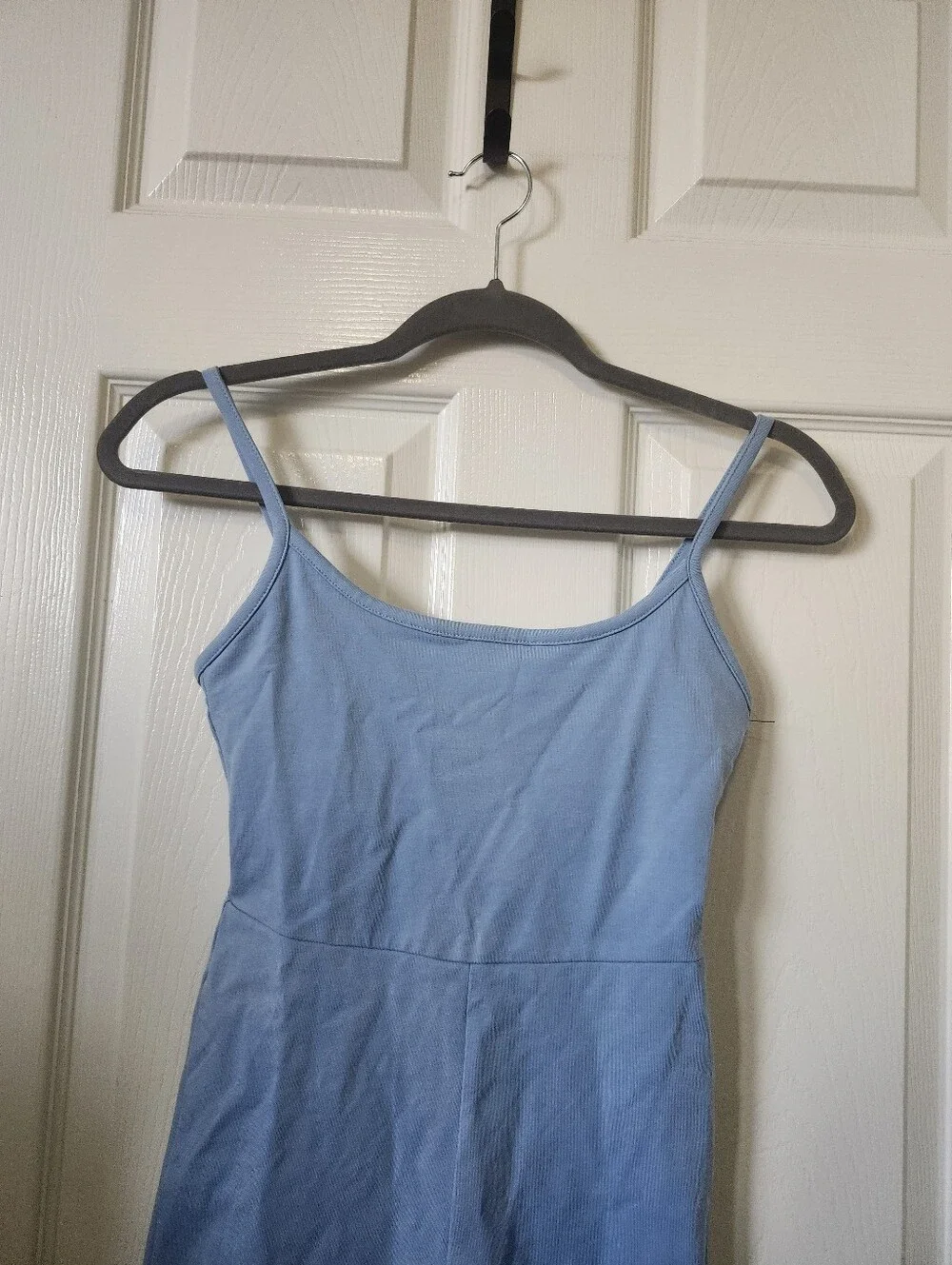 Madewell Light Blue Spaghetti-Strap Romper